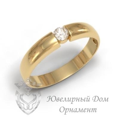 Обручальное кольцо Обручальное кольцо с фианитом