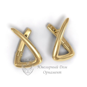 Золотые серьги