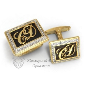 Запонки с инициалами Запонки с инициалами