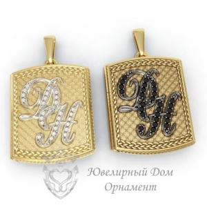 Медальон с монограммой